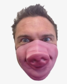 Human With Pig Face - Pig Face Mask, HD Png Download, Transparent PNG