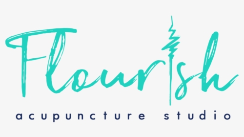 Flourish Acupuncture Studio - Calligraphy, HD Png Download, Transparent PNG