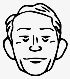 Old Man Face Cartoon Drawing, HD Png Download, Transparent PNG