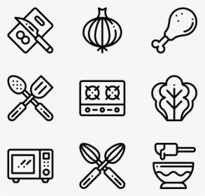 Cooking - Design Icons Vector, HD Png Download, Transparent PNG