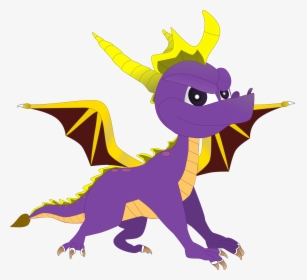 Spyro The Dragon Vector Clipart , Png Download - Spyro Clipart, Transparent Png, Transparent PNG