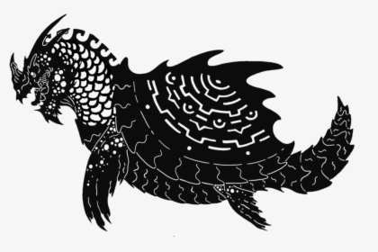 Transparent Snapping Turtle Png - Chinese Dragon Turtle Art, Png Download, Transparent PNG