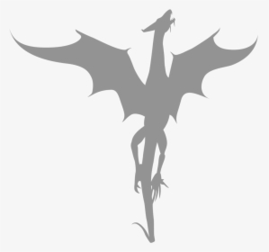 More Like Vector Dragon Silhouette By Watyrfall - Game Of Thrones Dragon Vectors, HD Png Download, Transparent PNG