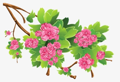 Spring Season Clipart Png - Clip Art Transparent Spring Flowers, Png Download, Transparent PNG