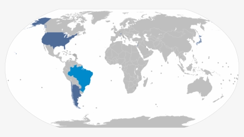 Us And Argentina Map, HD Png Download, Transparent PNG