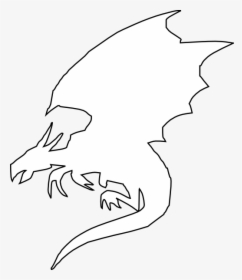 Flying Dragon Clip Art - White Dragon Clip Art, HD Png Download, Transparent PNG