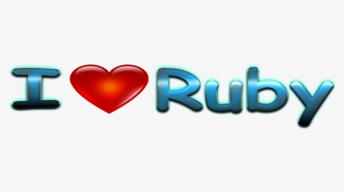 Ruby Love Name Heart Design Png - Heart, Transparent Png, Transparent PNG