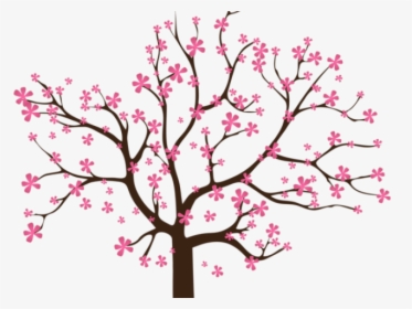 Transparent Cherry Blossom Emoji Png - Spring Tree Clipart Transparent, Png Download, Transparent PNG