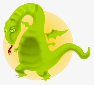 Cartoon Dragon Svg Clip Arts - Dragon Green Pictures Free, HD Png Download, Transparent PNG