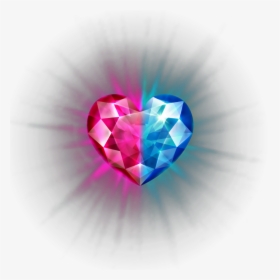 #heart #ruby #sapphire - Diamond Pink Heart Png, Transparent Png, Transparent PNG