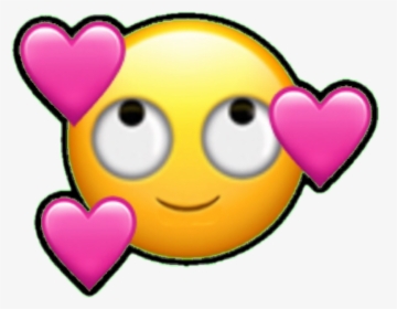 Emoji De Enamorado Png - Falling In Love Emoji, Transparent Png, Transparent PNG