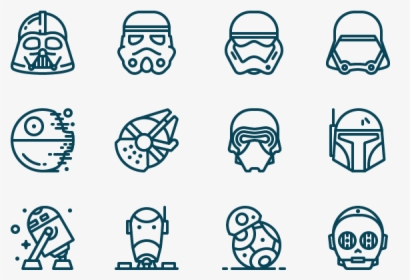 Easy Star Wars Tattoos, HD Png Download, Transparent PNG