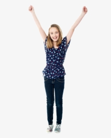 Transparent Png Person Standing - Girls Arm Transparent Background, Png Download, Transparent PNG
