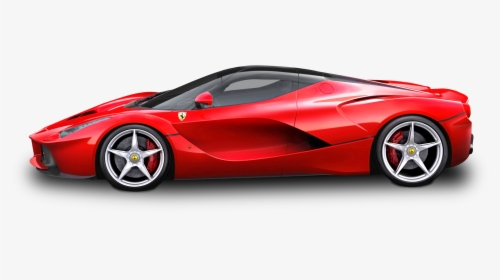 Red Ferrari Laferrari Car Png Image Pngpix - Ferrari Laferrari Left Side, Transparent Png, Transparent PNG