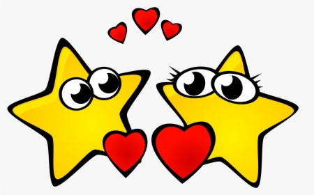 Stars In Love Cartoon, HD Png Download, Transparent PNG