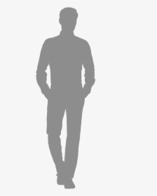 Transparent Silhouette Man Png - Standing Man Silhouette Png, Png Download, Transparent PNG