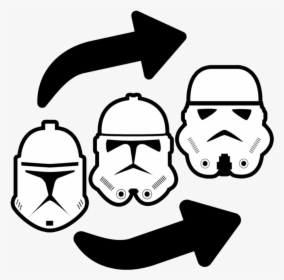 Stormtrooper Built To Last Vs Clone Trooper Clipart - Stormtrooper Vs Clone Trooper, HD Png Download, Transparent PNG