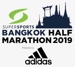 Logo - Supersports Bangkok Half Marathon 2019, HD Png Download, Transparent PNG