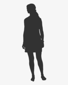 Silhouette Png Photo - Woman Back Silhouette Png, Transparent Png, Transparent PNG