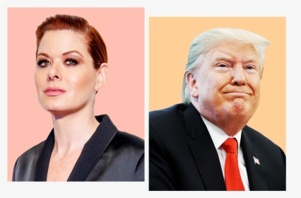 Debra Messing And Donald Trump - Businessperson, HD Png Download, Transparent PNG