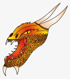 Transparent Dragon Horns Png - Dragon Head No Background, Png Download, Transparent PNG