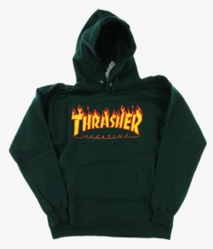 Thrasher Magazine Flame Logo Pullover Sweatshirt - Thrasher Magazine, HD Png Download, Transparent PNG