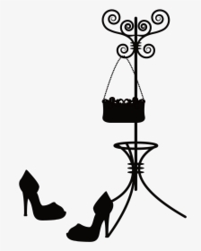 Clothing High-heeled Footwear Clothes Hanger Shoe - Shoe, HD Png Download, Transparent PNG