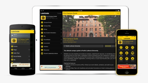 Luteguide App On All Devices - Smartphone, HD Png Download, Transparent PNG