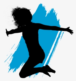Silhouette Of Person Jumping Png, Transparent Png, Transparent PNG