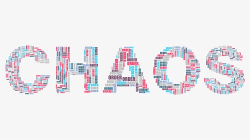 Chaos Order Clip Arts - Chaos Word Art Png, Transparent Png, Transparent PNG