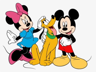Mickey And Minnie And Pluto, HD Png Download, Transparent PNG