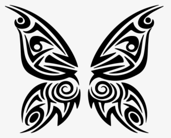 Butterfly Tattoo Vector, HD Png Download, Transparent PNG