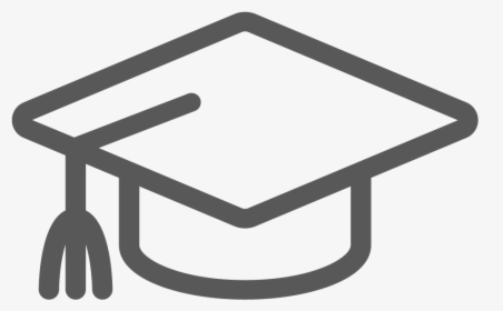 Graduation Cap Line Icon Clipart , Png Download - Clip Art, Transparent Png, Transparent PNG