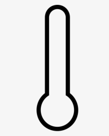 Temperature Thermometer Outline Interface Symbol Svg - Clip Art Thermometer Outline, HD Png Download, Transparent PNG