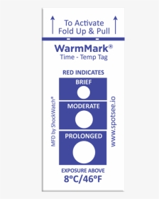 Warmmark By Spotsee - Temperature Indicator Warmmark, HD Png Download, Transparent PNG
