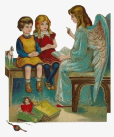 Anjos Com Crianças Png, Transparent Png, Transparent PNG