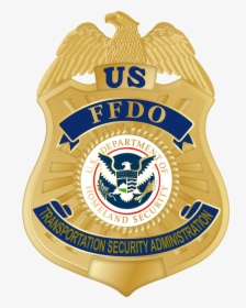 Federal Flight Deck Officer Badge - Department Of Homeland Security, HD Png Download, Transparent PNG