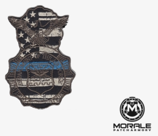 Usaf Security Forces Thin Blue Line Badge Grey - United States Air Force Security Forces, HD Png Download, Transparent PNG