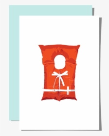 Life Jacket Greeting Cards - Greeting Card, HD Png Download, Transparent PNG