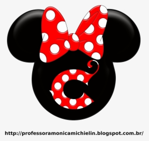 Alphabets By Mônica Michielin - Minnie Mouse Ears Png, Transparent Png, Transparent PNG
