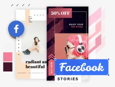 Cool Facebook Stories Examples - Flyer, HD Png Download, Transparent PNG