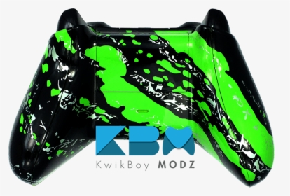 Splatter Green Xbox One Controller - Game Controller, HD Png Download, Transparent PNG