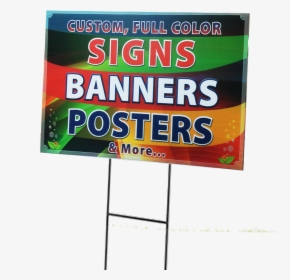 Coroplast Yard Sign - Poster, HD Png Download, Transparent PNG