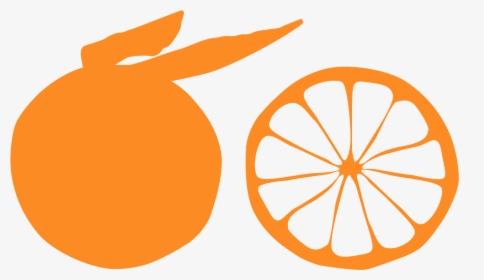 Orange Fruit Silueta, HD Png Download, Transparent PNG