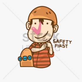 Safety First Cartoon Clipart , Png Download - Cartoon Character Taking Selfie, Transparent Png, Transparent PNG