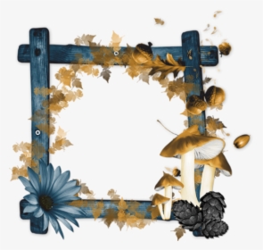 Autumn Frame Png, Fall - Picture Frame, Transparent Png, Transparent PNG