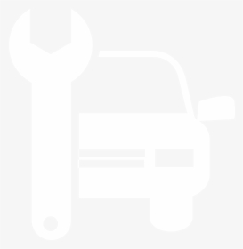 Car Repair Icon White - Car Mechanic Icon White, HD Png Download, Transparent PNG