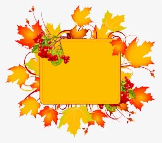 Autumn Vector Clipart , Png Download - Thank You Clip Art Fall, Transparent Png, Transparent PNG