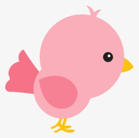 Clip Art Pass Ros Corujas Etc - Cute Bird Pink Vector Png, Transparent Png, Transparent PNG