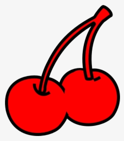 Cherry - Clipart - Cherry Cartoon Png, Transparent Png, Transparent PNG